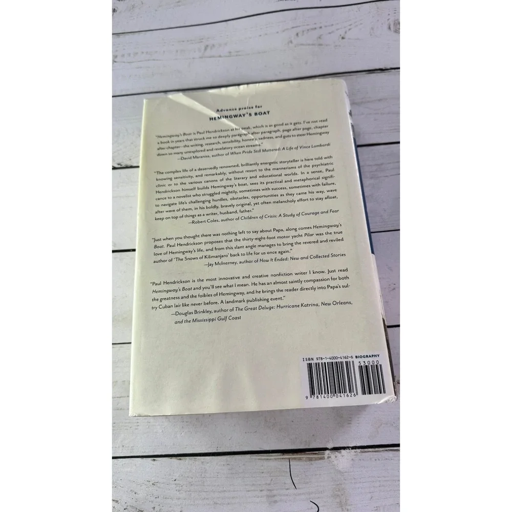 Hemingway's Boat Paul Hendrickson 2011 First Edition Biography Knopf